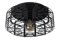 Lampa sufitowa MELOPEE Czarny śr.45cm E27 Lucide 45148/45/30 | 5411212451903 noxbox lampynox www.lampynox.pl