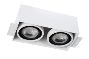 TRIMLESS Biały 2xES111 Lampa sufitowa wpuszczana