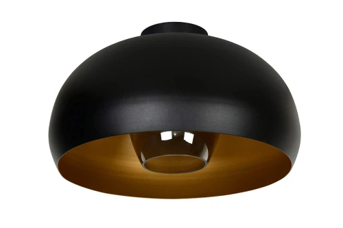 Lampa sufitowa SHARAN Czarny śr.38cm. E27 Lucide 30186/38/30 | 5411212302922 noxbox lampynox www.lampynox.pl