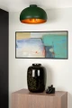 Lampa sufitowa SHARAN Zielony śr.38cm. E27 Lucide 30186/38/33 | 5411212302939 noxbox lampynox www.lampynox.pl
