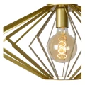 Lampa sufitowa DIAMOND Matowe Złoto-Mosiądz śr.52cm. E27 Lucide 73107/52/02 | 5411212730473 noxbox lampynox www.lampynox.pl