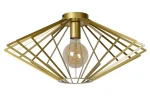 DIAMOND Matowe Złoto-Mosiądz śr.52cm. E27 Lampa sufitowa