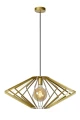 Lampa wisząca DIAMOND Matowe Złoto-Mosiądz śr.63cm. E27 Lucide 73407/63/02 | 5411212730480 noxbox lampynox www.lampynox.pl