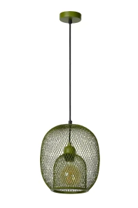 JERREL Zielony śr.25cm. E27 Lampa wisząca