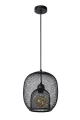 Lampa wisząca JERREL Czarny śr.25cm. E27 Lucide 78396/01/30 | 5411212782830 noxbox lampynox www.lampynox.pl