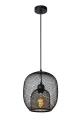 Lampa wisząca JERREL Czarny śr.25cm. E27 Lucide 78396/01/30 | 5411212782830 noxbox lampynox www.lampynox.pl