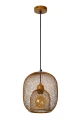Lampa wisząca JERREL Brązowy śr.25cm. E27 Lucide 78396/01/43 | 5411212782854 noxbox lampynox www.lampynox.pl