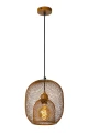 Lampa wisząca JERREL Brązowy śr.25cm. E27 Lucide 78396/01/43 | 5411212782854 noxbox lampynox www.lampynox.pl