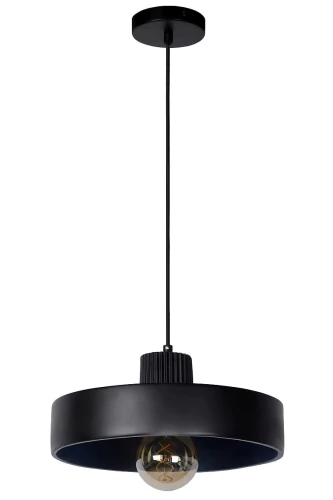 Lampa wisząca OPHELIA Czarny śr.35cm. E27 Lucide 20419/35/30 | 5411212202031 noxbox lampynox www.lampynox.pl