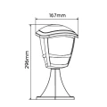 Lampa zewnętrzna stojąca wys 17,5cm ISTRO LUCIDE 298180130  5411212290298 lampynox noxbox www.lampynox.pl 5.jpg