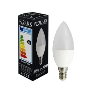 Żarówka LED C37 E14 4,5W SMDWW 400lm 3000K ceramic mleczna