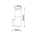 Kinkiet zewnętrzny LED 7W 630lm TEO LED LUCIDE 148910530  5411212144140 lampynox noxbox www.lampynox.pl 6.jpg