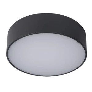 ROXANE Antracyt śr. 25cm. LED 10W 2700K IP54 Plafon łazienkowy okrągły Lucide 27815/10/29