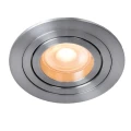 Oczko sufitowe uchylne TUBE Satynowy chrom GU10 Lucide 229540112  5411212220868 lampynox noxbox www.lampynox.pl 2.jpg
