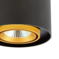 Oprawa natynkowa LED XENO okrągła 3000K 15W 1200lm czarny-złoty Polux 312068  5901508312068 lampynox noxbox www.lampynox.pl 2.jpg