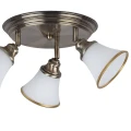 Lampa sufitowa potrójna Grando Rabalux 6548 3x40W E14 R50 mosiądz/biały ( 5998250365480 ) lampynox noxbox.pl