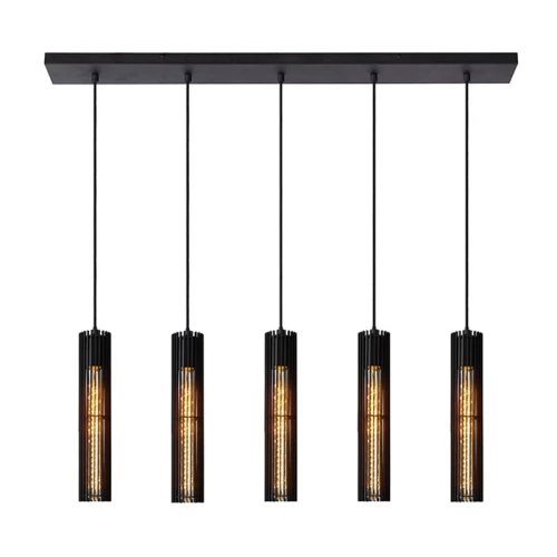 Lampa wisząca LIONEL Czarna 5xE27 Lucide 734060530  5411212730435 lampynox noxbox www.lampynox.pl 2.jpg
