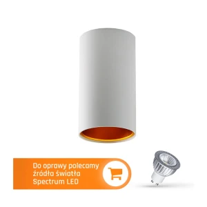 CHLOE GU10 IP20 Oprawa sufitowa Spectrum | Biało złota ( 6 szt. dostępnych od ręki. Wysyłka 24 h. )