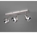 Lampa sufitowa  LEON Nikiel Mat 3 x ES111 Spot Trio 800700307  |4017807469264  noxbox lampynox www.lampynox.pl
