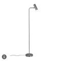 Regulowana lampa podłogowa stojąca MARLEY Nikiel mat GU10 Trio 412400107 | 4017807488777 noxbox lampynox www.lampynox.pl