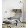 Regulowana lampa podłogowa stojąca MARLEY Nikiel mat GU10 Trio 412400107 | 4017807488777 noxbox lampynox www.lampynox.pl