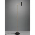 Regulowana lampa podłogowa stojąca MARLEY Mosiądz mat | Czarny GU10 Trio 412400108 | 4017807488760 noxbox lampynox www.lampynox.pl