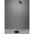 Regulowana lampa podłogowa stojąca MARLEY Mosiądz mat | Czarny GU10 Trio 412400108 | 4017807488760 noxbox lampynox www.lampynox.pl