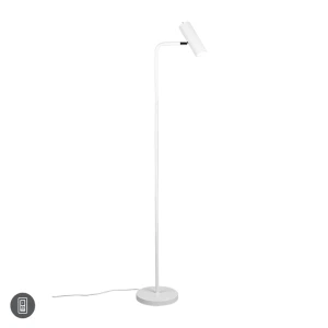 MARLEY Biały mat GU10 Regulowana lampa podłogowa stojąca Trio 412400131