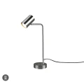 Lampka stołowa MARLEY Nikiel mat GU10 Trio 512400107 | 4017807488746 noxbox lampynox www.lampynox.pl