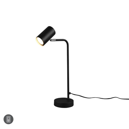 Lampka stołowa MARLEY Czarny mat GU10 Trio 512400132 | 4017807488739 noxbox lampynox www.lampynox.pl