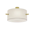 Lampa sufitowa Camden Biały | Mosiądz 3xE27 Trio 608300308 | 4017807510669 noxbox lampynox www.lampynox.pl