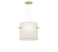 Lampa wisząca Camden Biały | Mosiądz 3xE27 Trio 308300308 | 4017807510645 noxbox lampynox www.lampynox.pl
