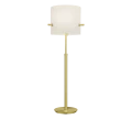 Lampa podłogowa z włącznikiem pociągowym Camden Biały | Mosiądz 3xE27 Wysokość regulowana Trio 408300308 | 4017807510683 noxbox lampynox www.lampynox.pl