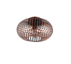 JOHANN Antyczna miedź śr.30cm E27 Lampa sufitowa
