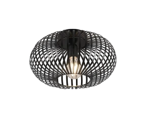 JOHANN Czarny mat śr.30cm E27 Lampa sufitowa ( Od ręki dostępna 1szt. Wysyłka 24h. )