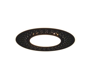 VERUS Czarny mat śr.49cm LED DIM 44W 2700-6500K ściemnialny Lampa sufitowa