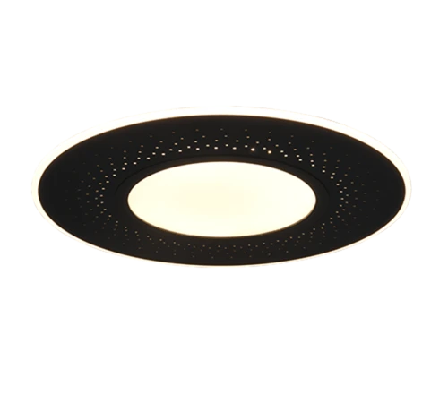 Lampa sufitowa VERUS Czarny mat śr.70cm LED DIM 70W 2700-6500K ściemnialny Trio 626919332 | 4017807506617 noxbox lampynox www.lampynox.pl