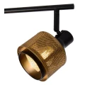 Spot RAFA Czarny | Matowe złoto | Mosiądz 4xE14 Lucide 77980/04/30 | 5411212771308 noxbox lampynox www.lampynox.pl