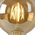 Filament bulb Amber G95 LED DIM E27 5W 2700K ściemnialna Lucide 49069/05/62 | 5411212491619 noxbox lampynox www.lampynox.pl