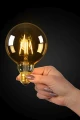 Filament bulb Amber G95 LED DIM E27 5W 2700K ściemnialna Lucide 49069/05/62 | 5411212491619 noxbox lampynox www.lampynox.pl