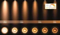Spot NIGEL Mosiądz LED 2x5W Dim to warm CRI95 2xGU10 2200/3000K ściemnialny Lucide 09929/10/02 | 5411212092977 noxbox lampynox www.lampynox.pl