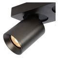 Spot NIGEL Stal czarna LED 2x5W Dim to warm CRI95 2xGU10 2200/3000K ściemnialny Lucide 09929/10/16 | 5411212092984 noxbox lampynox www.lampynox.pl