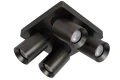 Spot NIGEL Stal czarna LED 4x5W Dim to warm CRI95 4xGU10 2200/3000K ściemnialny Lucide 09929/20/16 | 5411212093028 noxbox lampynox www.lampynox.pl