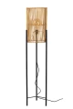Lampa podłogowa na trójnogu JANTINE Rattan Jasne drewno Ø30cm E27 Lucide 03740/01/72 | 5411212031648 noxbox lampynox www.lampynox.pl