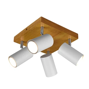 MARLEY Biały mat | Brąz 4xGU10 Spot Trio 812400431