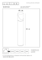 Ogrodowa lampa stojąca NORMAN Czarny wys. 65cm. E27 IP65 Lucide 15806/65/30 | 5411212151933 noxbox lampynox www.lampynox.pl