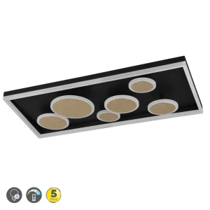 HARRIET Złota LED PILOT DIM Lampa sufitowa 45W 2500 + 3500K Lampa sufitowa