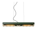 Lampa wisząca PENIGUET Zielona 2xE27 Lucide 05444/02/33 | 5411212051509 noxbox lampynox www.lampynox.pl