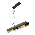 Lampa wisząca PENIGUET Zielona 2xE27 Lucide 05444/02/33 | 5411212051509 noxbox lampynox www.lampynox.pl