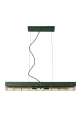 Lampa wisząca PENIGUET Zielona 2xE27 Lucide 05444/02/33 | 5411212051509 noxbox lampynox www.lampynox.pl